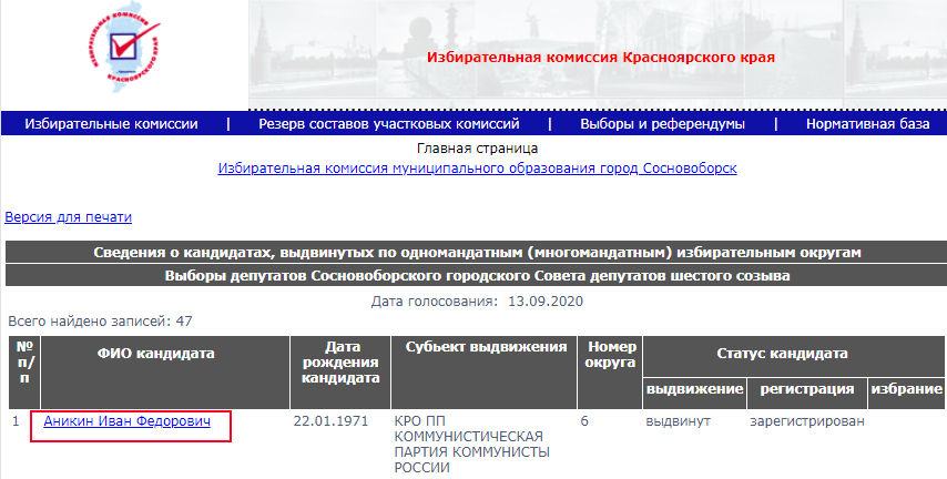 Список кандидатов в Сосновоборский горсовет Список кандидатов в Сосновоборский горсовет
