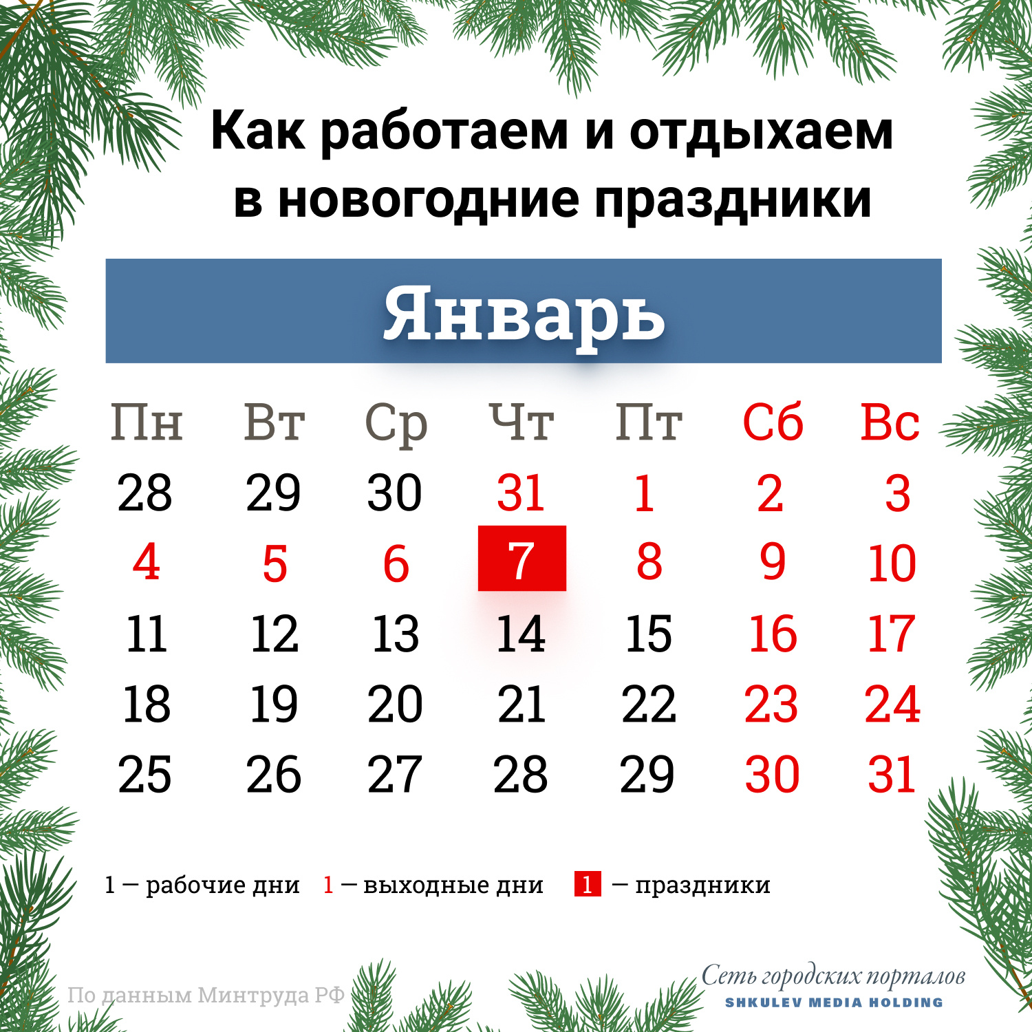 В следующем году 31 декабря уже точно будет выходным днем для всей страны