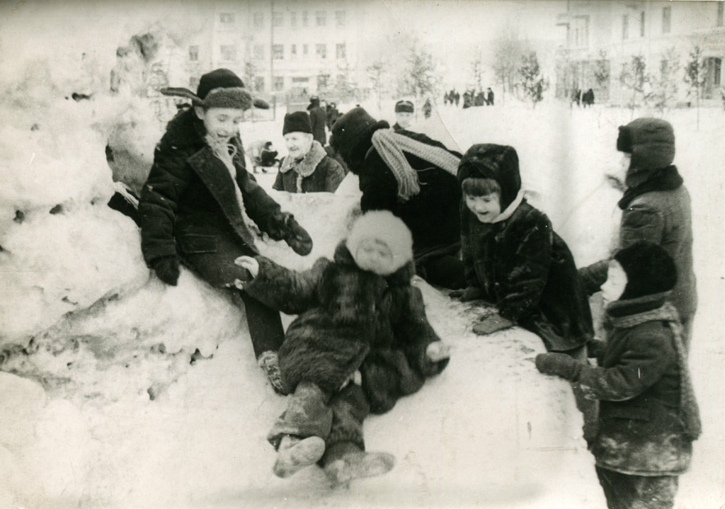 1957 год, Кемерово. Площадь Пушкина. Из фотоальбома Веры Рагозиной (Верховцевой)