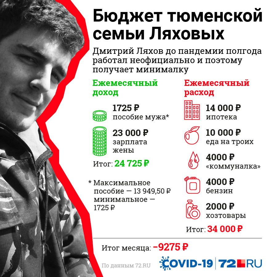 Расходы и доходы тюменской семьи Расходы и доходы тюменской семьи