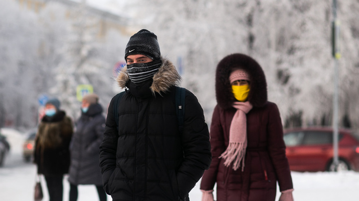 Как замерзало Кемерово: 17 фото города во время сильных морозов