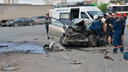 У «Меги» погиб водитель Тoyota Avensis: машина столкнулась с грузовиком
