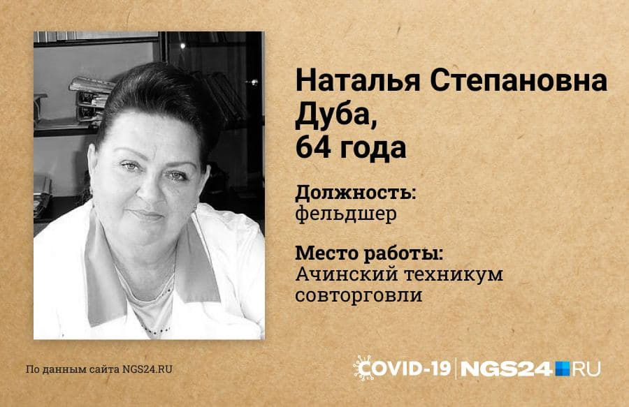Наталья Степановна скончалась спустя 10 дней после болезни
