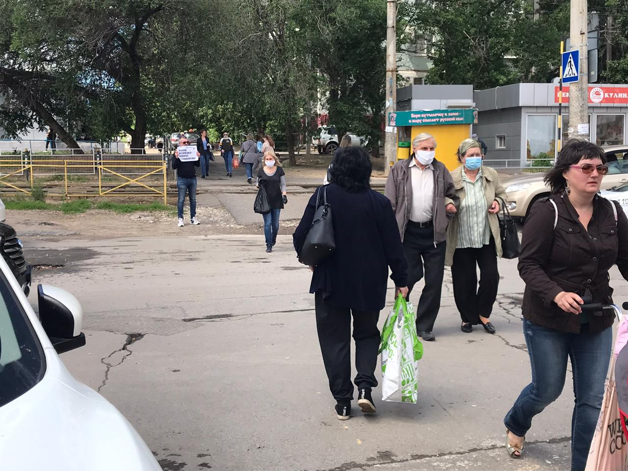 Активисты выбрали проходимые места Активисты выбрали проходимые места