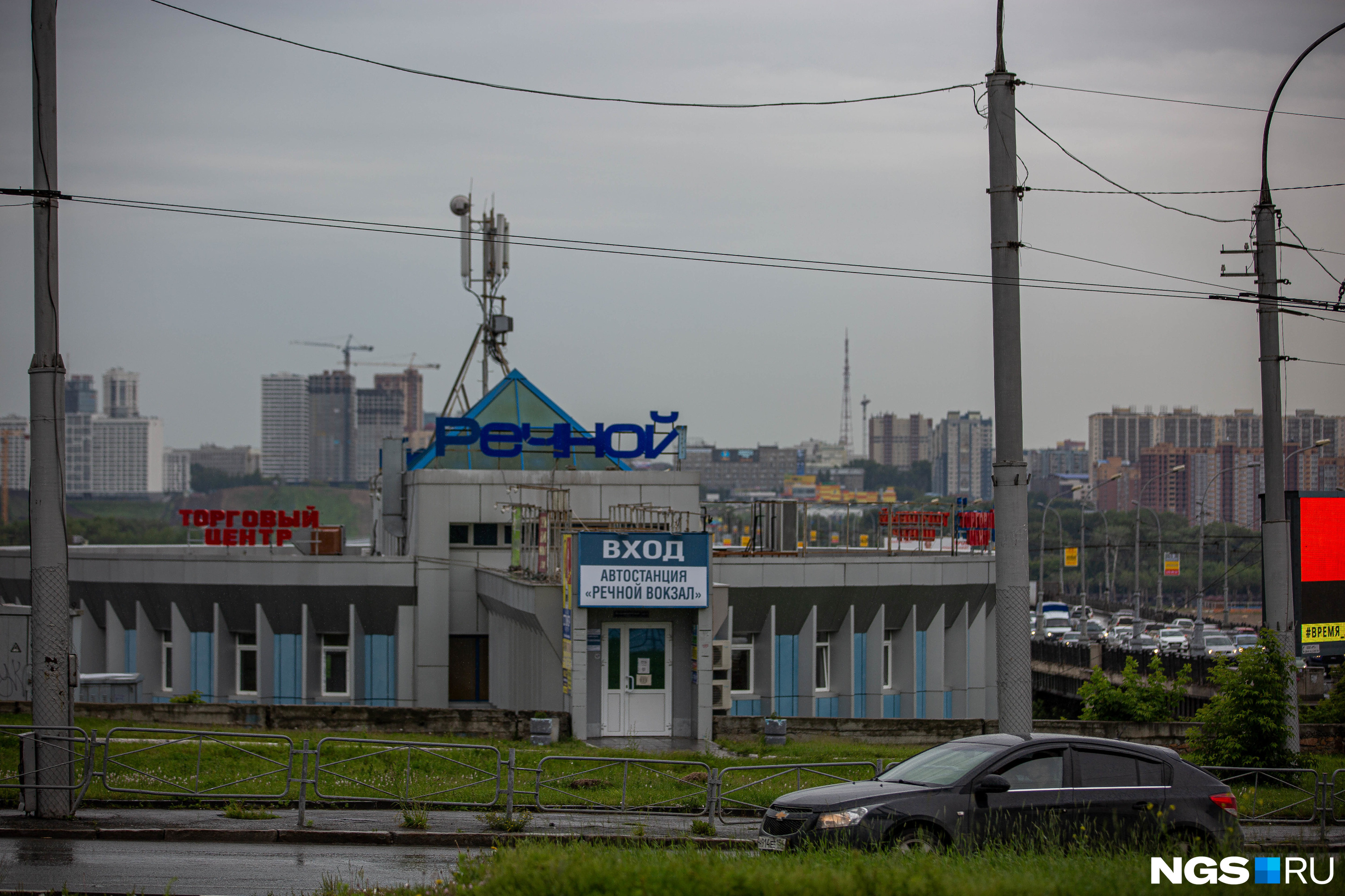 остановка речной вокзал новосибирск