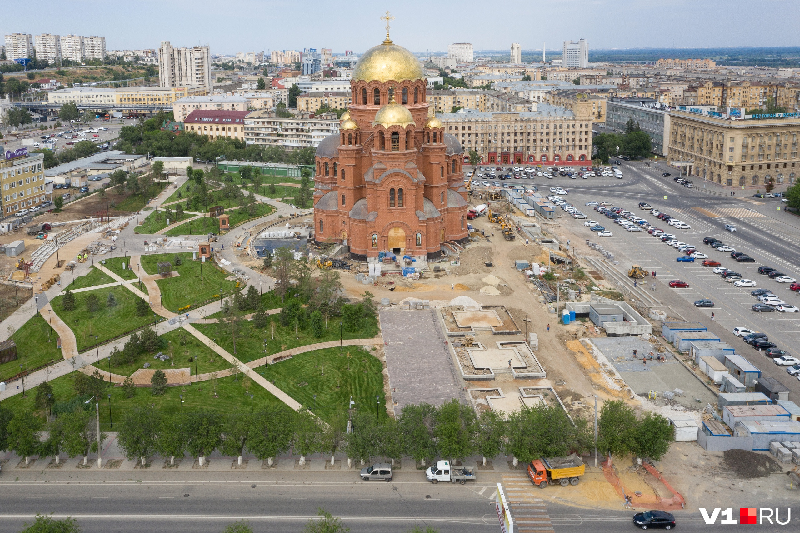 Часовня мира на территории Волгоградской