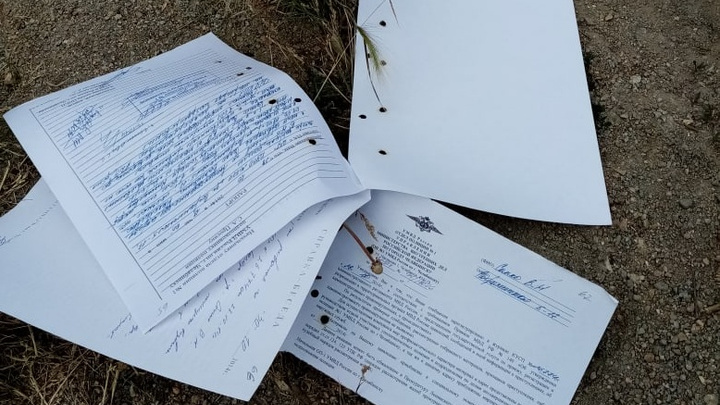 «Вот тебе и архив МВД»: челябинцы нашли на дороге разбросанные документы полиции
