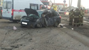 «Смяло как бумагу»: водитель Lada Kalina погиб после ДТП на Кряже