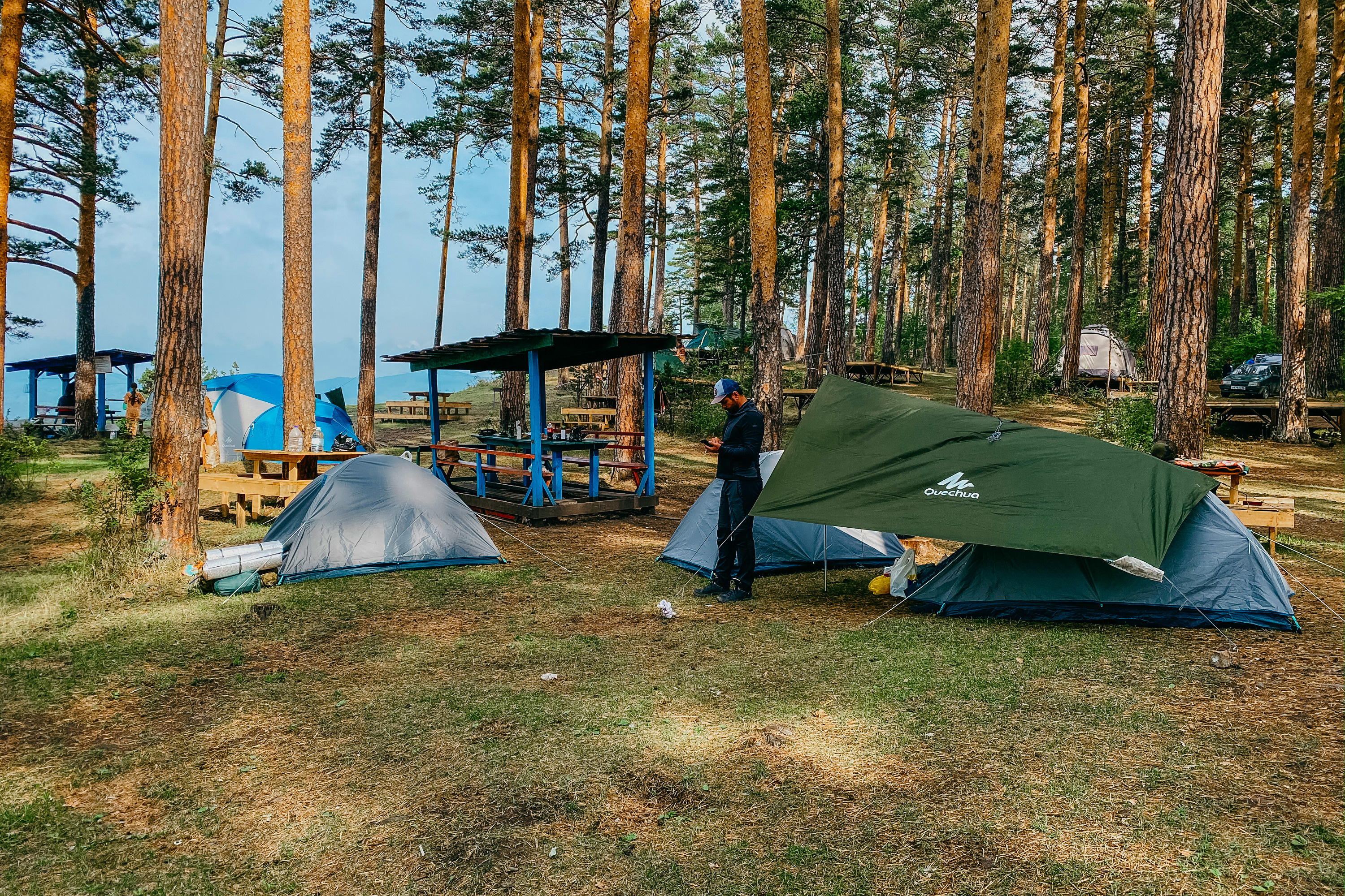 Палатка — это не только экономично, но и романтично