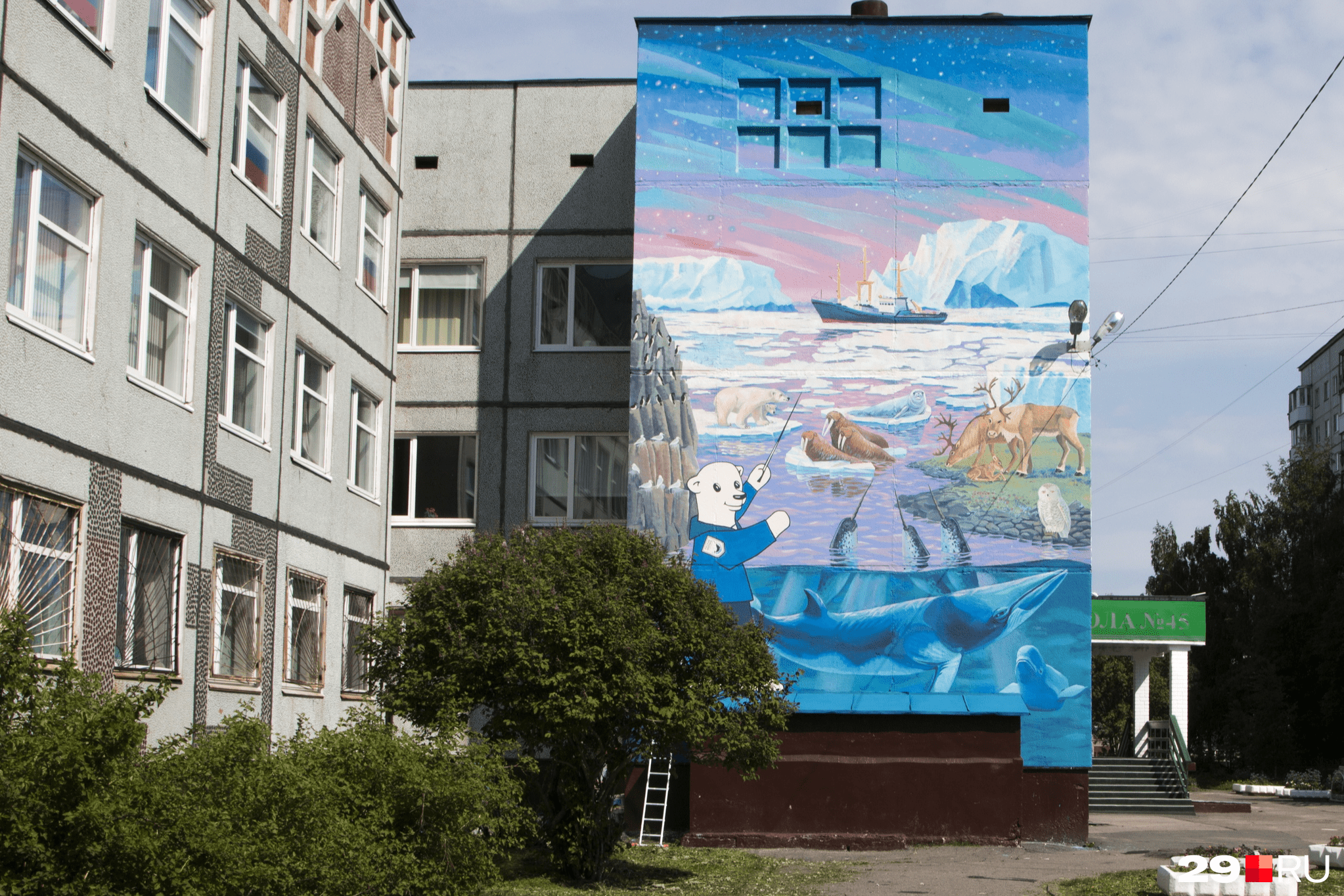 Арктическая стена появилась ко дню рождения национального парка