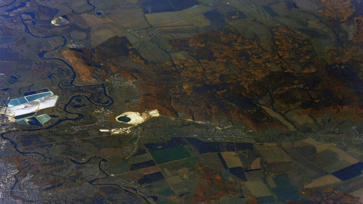 Космонавт показал, как выглядят Стерлитамак и башкирские шиханы с МКС
