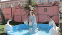 На Самарской ГРЭС отреставрировали фонтан «Купающиеся мальчики»