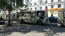 В курганском автобусе заметили объявление о повышении стоимости проезда до 35 рублей