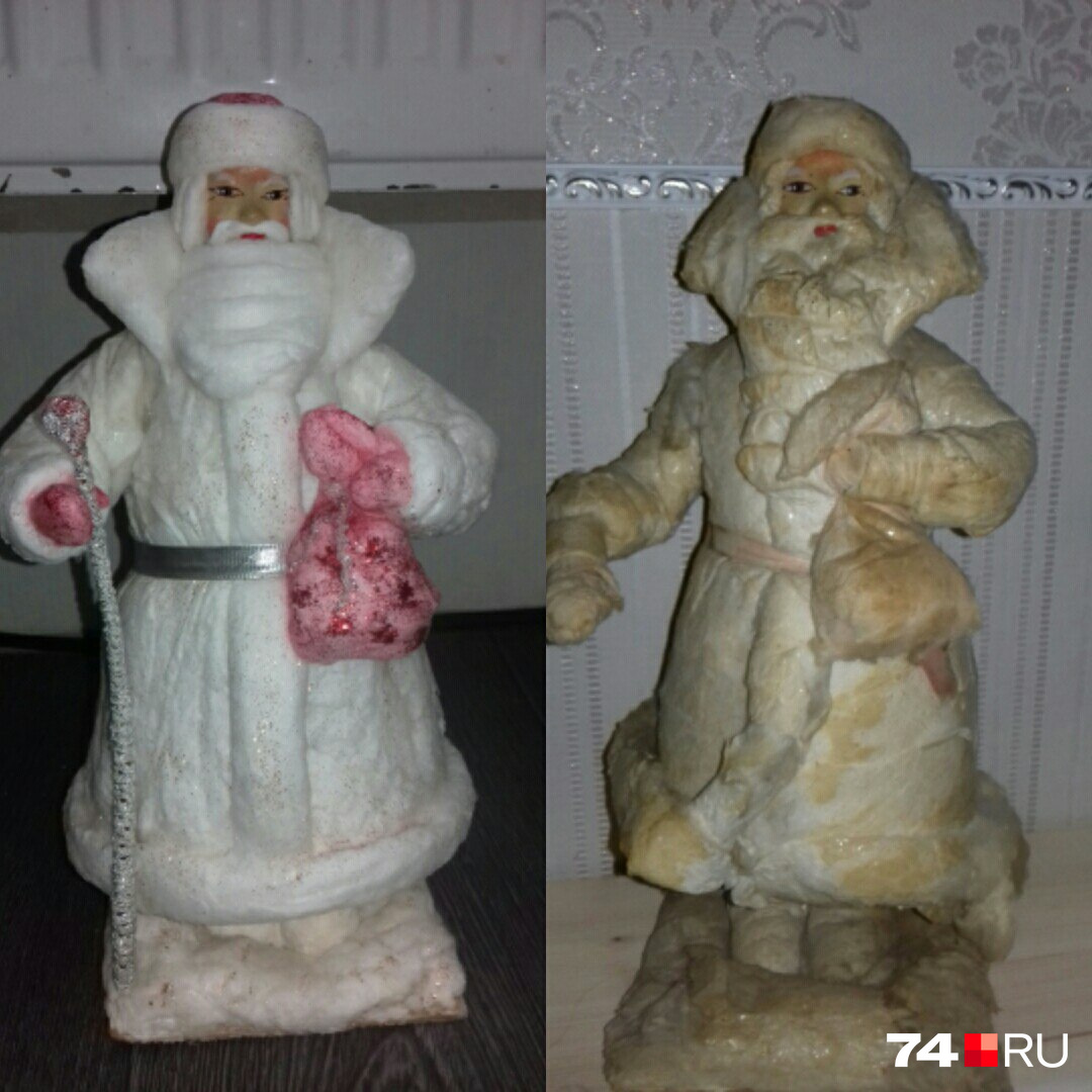 Это самый первый восстановленный Ольгой дед-мороз Это самый первый восстановленный Ольгой дед-мороз