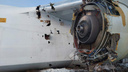 Росавиация назвала причину отказа двигателя у аварийно севшего в Толмачёво самолета «Руслан»