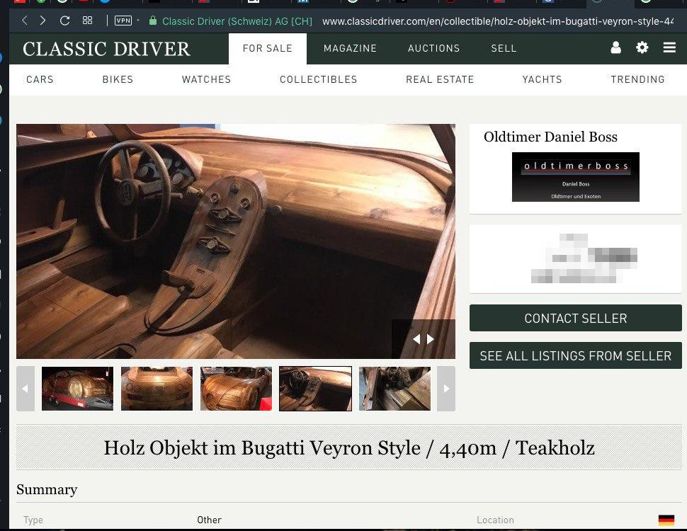 Скриншот с сайта&nbsp;Classic Driver