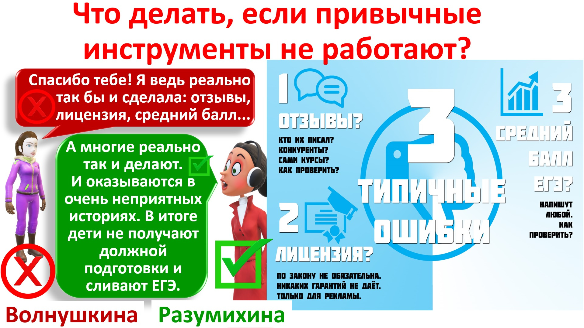 При поиске курсов ЕГЭ привычный для родителей алгоритм выбора дает сбой или приводит к прямо противоположным результатам При поиске курсов ЕГЭ привычный для родителей алгоритм выбора дает сбой или приводит к прямо противоположным результатам