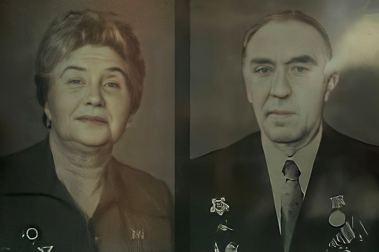 Валентина Гавриловна и Георгий Кузьмич Евтюхины жили на Ленина, 25 в Новосибирске