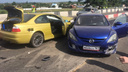 В Ростовской области BMW протаранила две другие иномарки. Есть пострадавшие