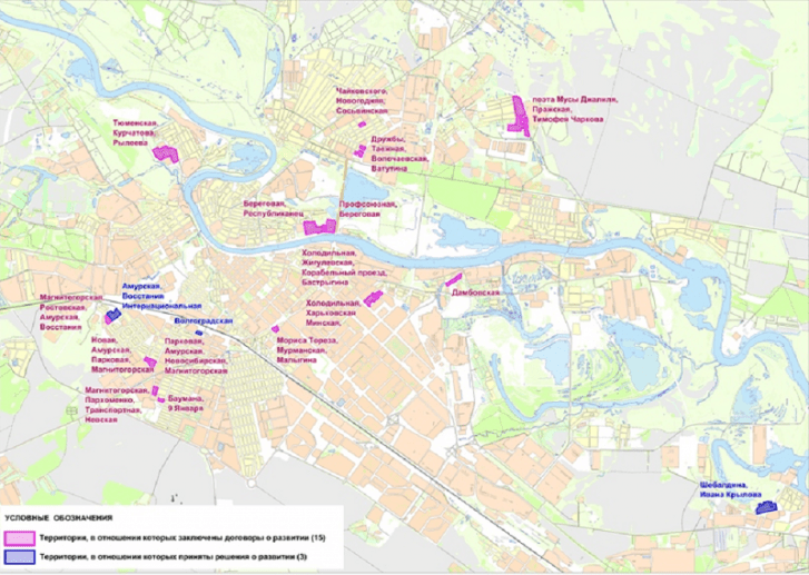 Карта реновации тюмень