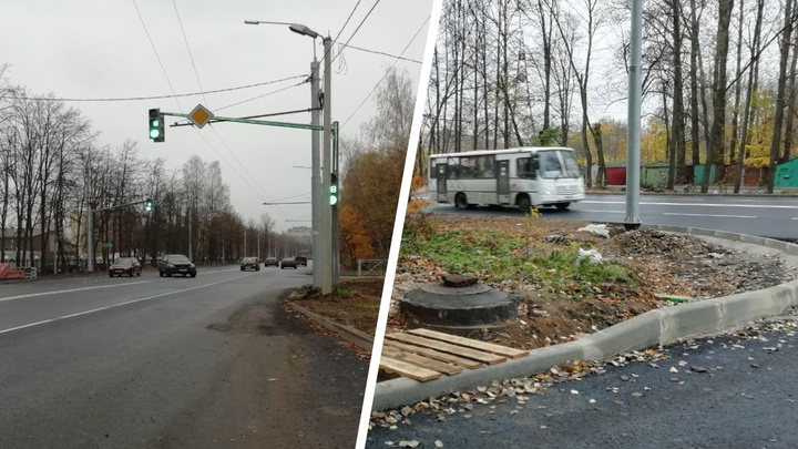 «К весне начнёт разваливаться»: в Ярославле открыли проезд по ремонтируемому Тутаевскому шоссе