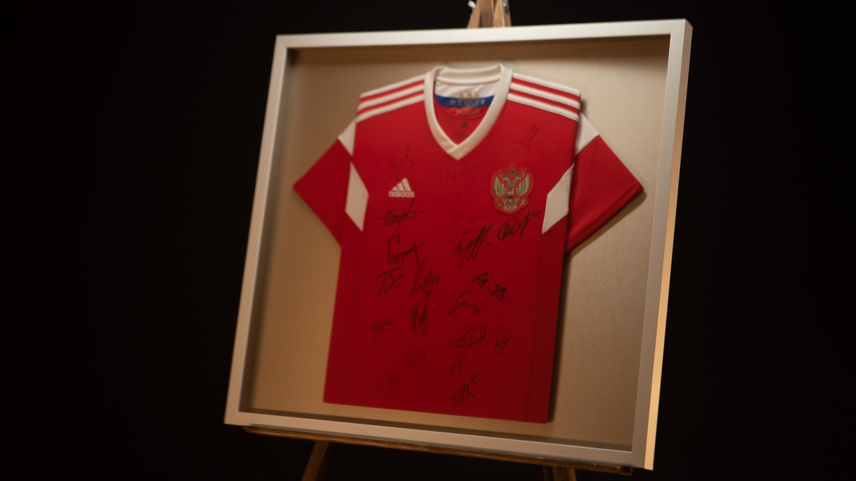 Сергей Скуратов выставил на аукцион футболку с автографами сборной России