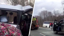 В Новосибирской области произошло страшное ДТП с автобусом — погибли два ребёнка и двое взрослых