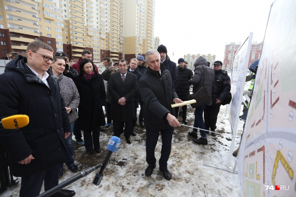 В феврале проект школы показывали губернатору Алексею Текслеру