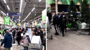 «Даже тележек не хватает»: огромная толпа покупателей в «Леруа Мерлен» попала на видео