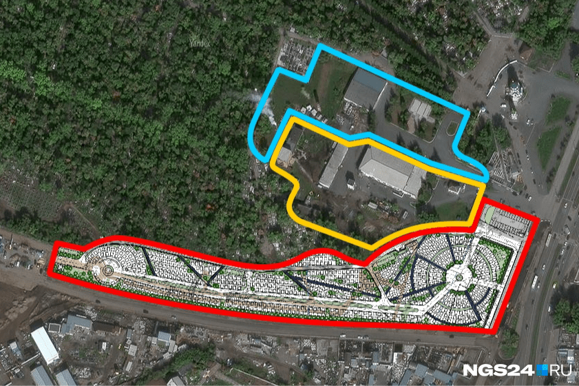 Карта кладбища бадалык красноярск по секторам