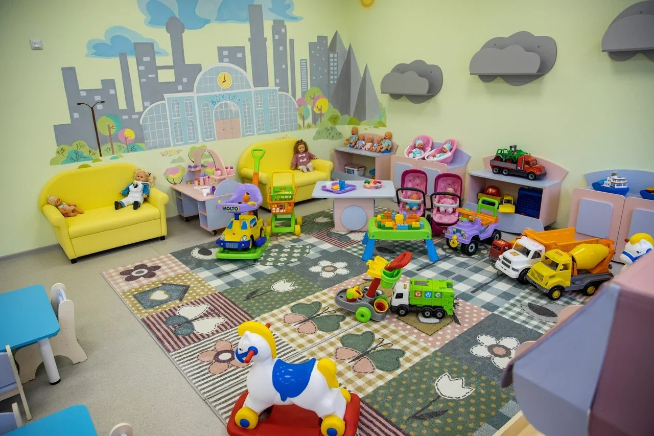 Так выглядит игровая зона в новом детском саду