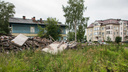 В центре Архангельска на месте развалин деревянного дома хотят построить новый корпус САФУ