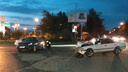 В Ленинском районе столкнулись «Тойота» и «Понтиак» — пострадала 3-летняя девочка