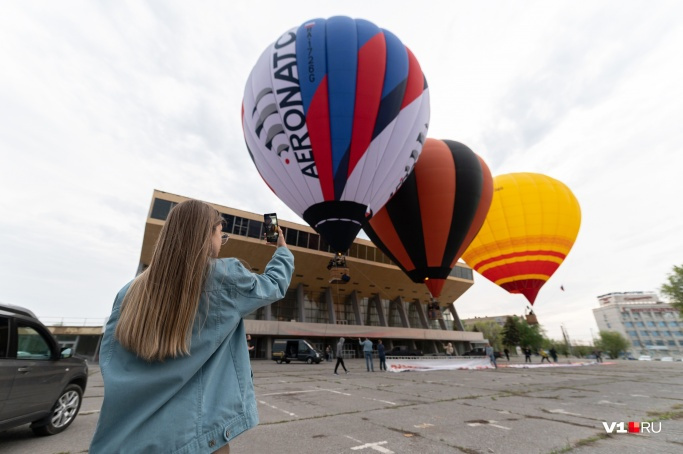 Всего в небе над Волгоградом пролетят три воздушных шара
