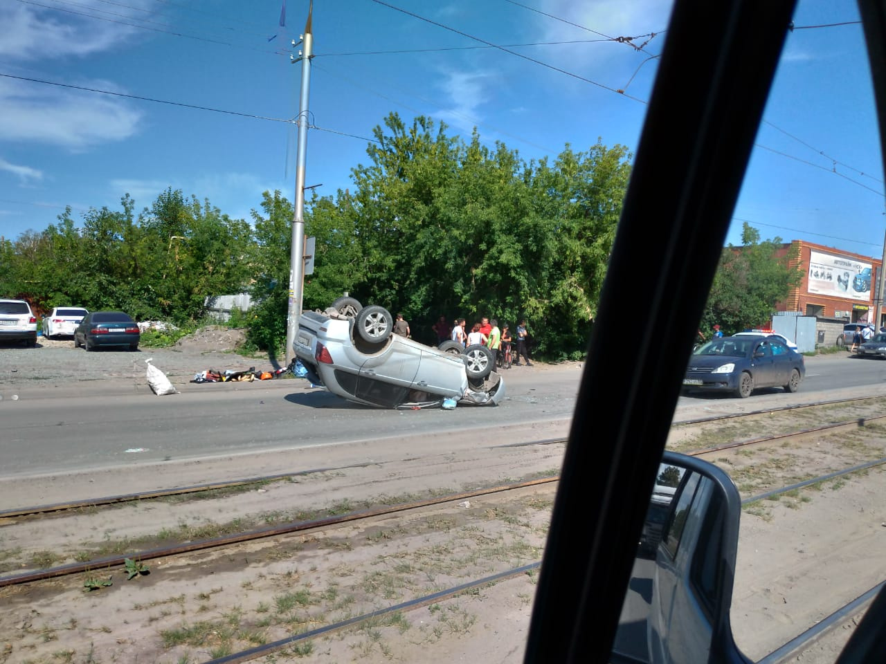 В соцсетях сообщают, что водитель в момент ДТП был пристёгнут В соцсетях сообщают, что водитель в момент ДТП был пристёгнут