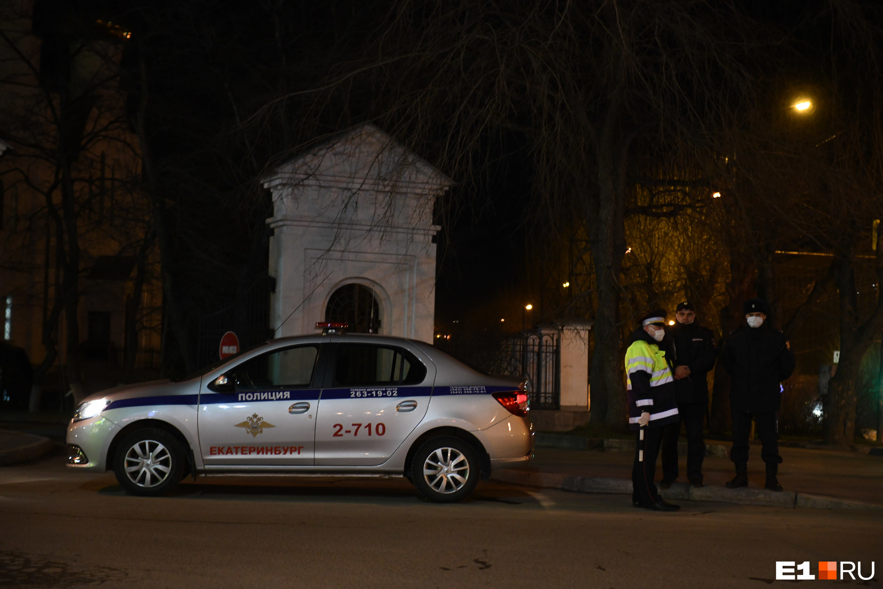 У храма на Уралмаше дежурила полиция