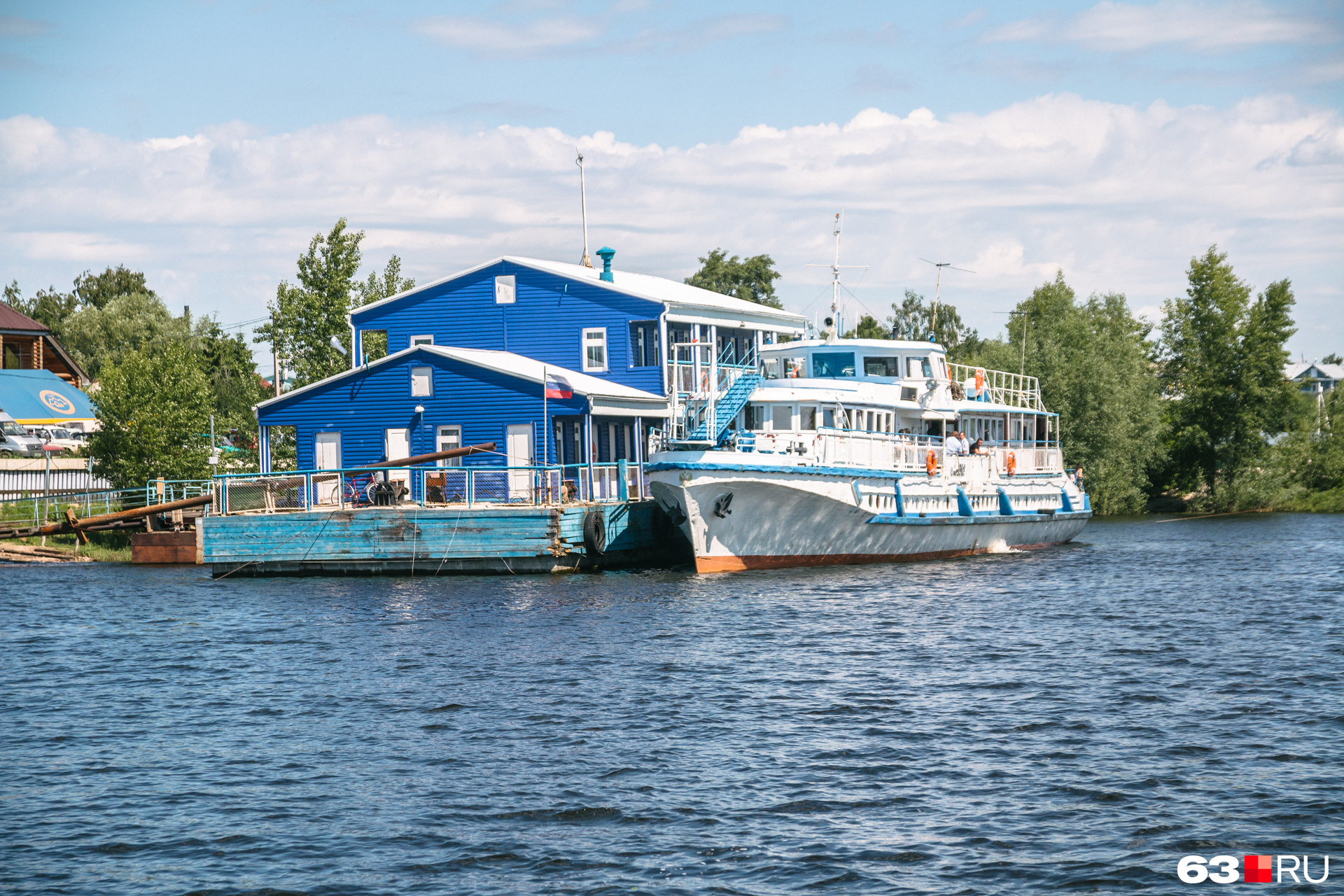 Автомобильная переправа самара рождествено