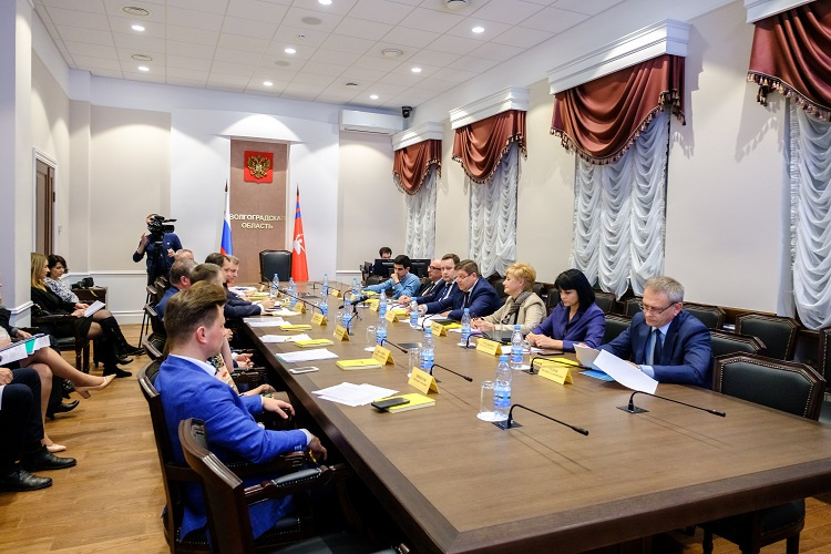 В обсуждении проекта приняли участие заместители губернатора Волгоградской области и представители компании-инвестора