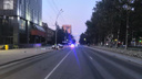 «Ниссан» влетел в столб на Красном проспекте: появилось видео смертельной аварии