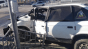 Два автомобиля столкнулись под Новосибирском — оба водителя получили травмы