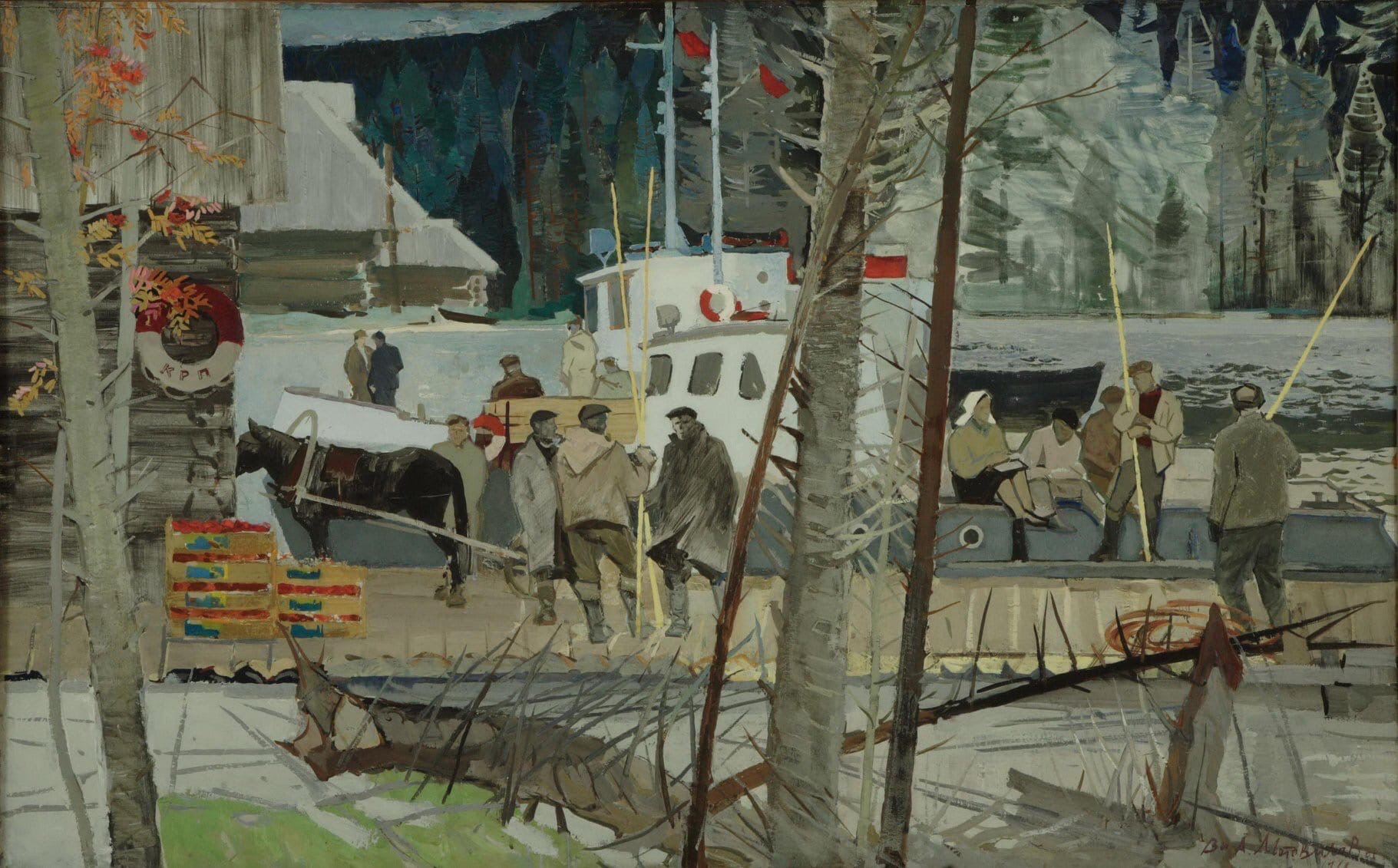 Алексей Мотовилов, «Таежная пристань», 1966 год