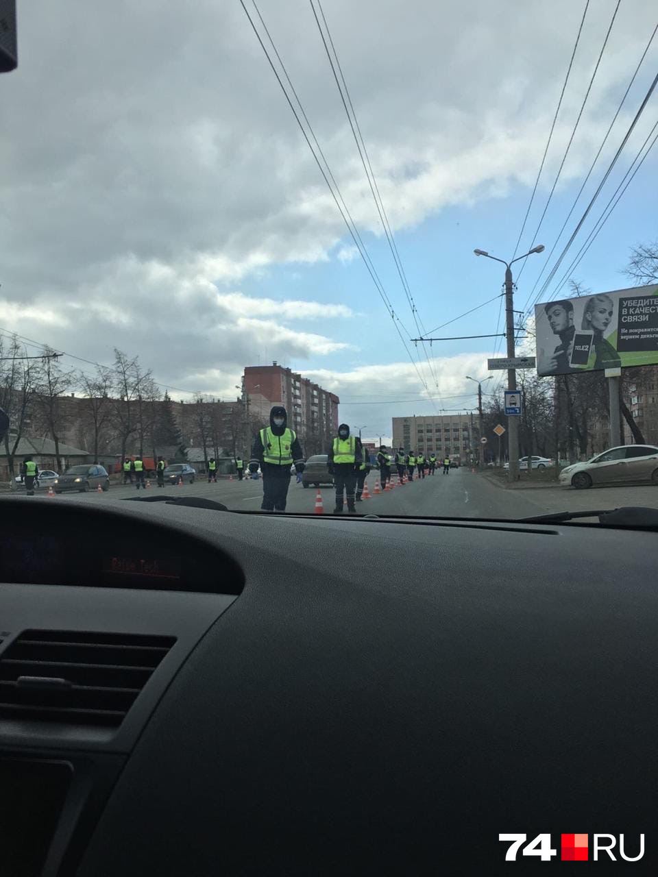 Так сегодня выглядел участок дороги около «Галактики» Так сегодня выглядел участок дороги около «Галактики»