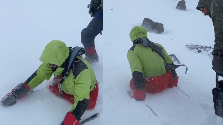 Десантник, потерявший ноги в Светлом, решил подняться на вершину Эльбруса на руках