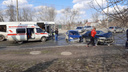 Две маленькие девочки пострадали в аварии на Волочаевской