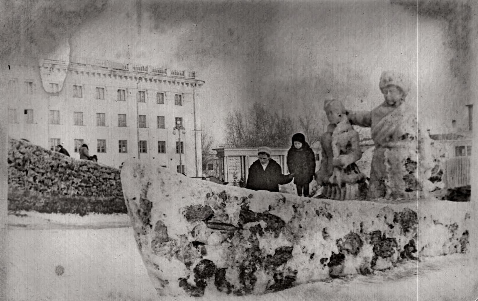 1960-е годы, Кемерово. Площадь Советов. Из фотоальбома Юрия Кретова