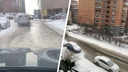 Пожарные свернули гидрант на Шевченковском жилмассиве — видео, на котором залило зимнюю улицу