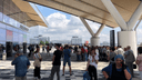 В аэропорту Платов эвакуировали пассажиров. На месте сотрудники ОМОНа