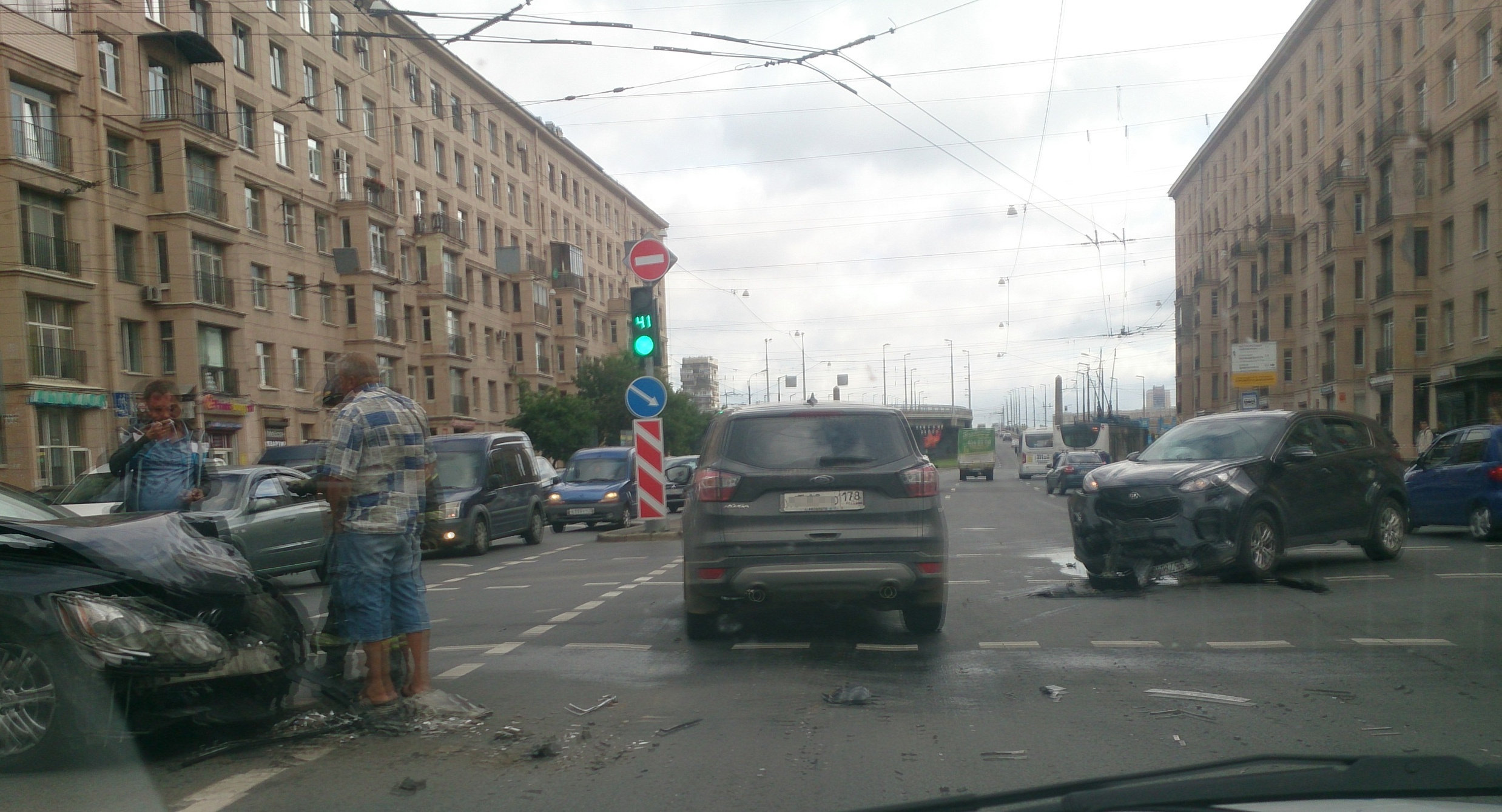 ДТП на Ивановской улице.
