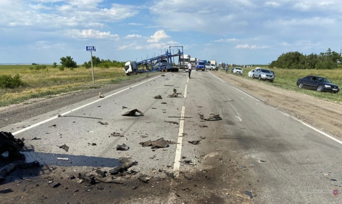 С начала июля на трассах Волгоградской области погибли шесть человек 