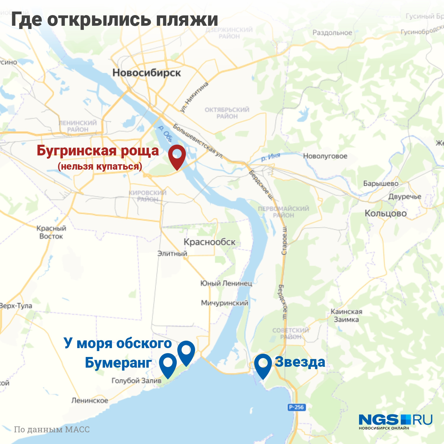 Новосибирск левый берег районы